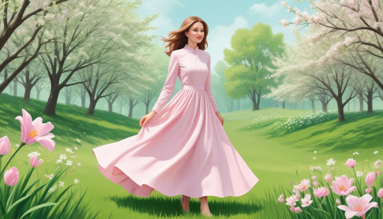 Скромные платья на весну