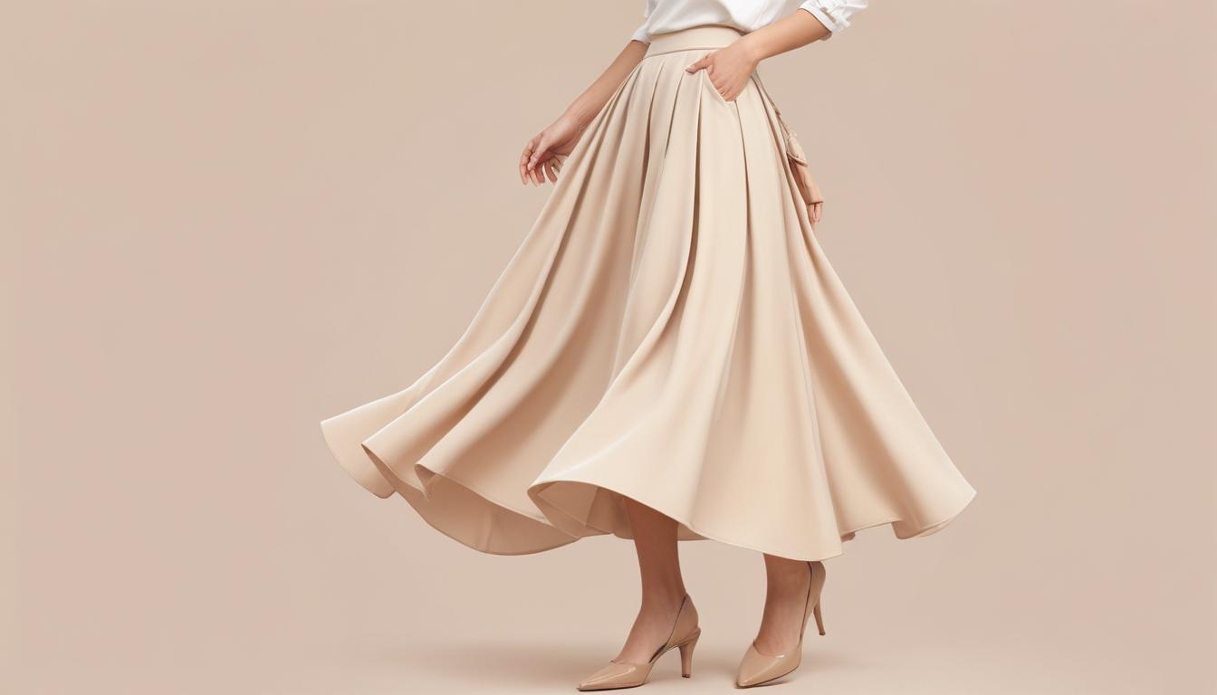 Модные юбки миди скромного кроя