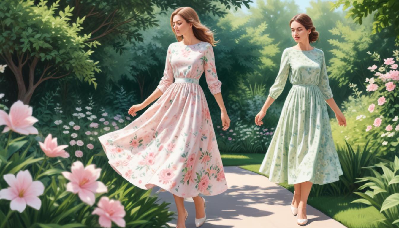 Скромная одежда с принтами