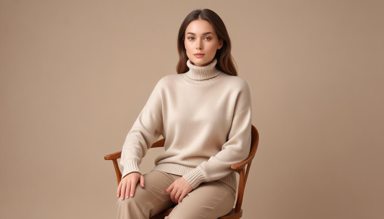 Скромный стиль с водолазкой