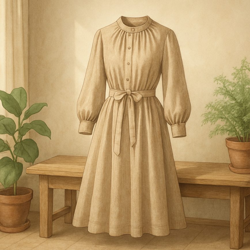 Скромная одежда из натуральных тканей